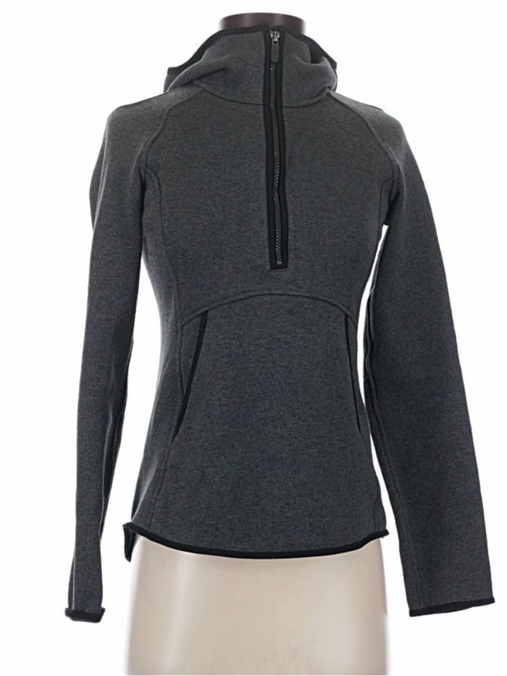 Lululemon Gray Cozy Fleece Full-Zip Jacket Size 4